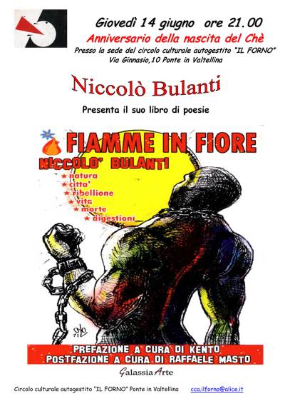 Bulanti presenta FIAMME IN FIORE a PONTE IN VALTELLINA